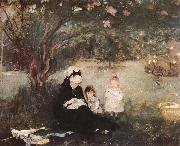 Lilac trees Berthe Morisot